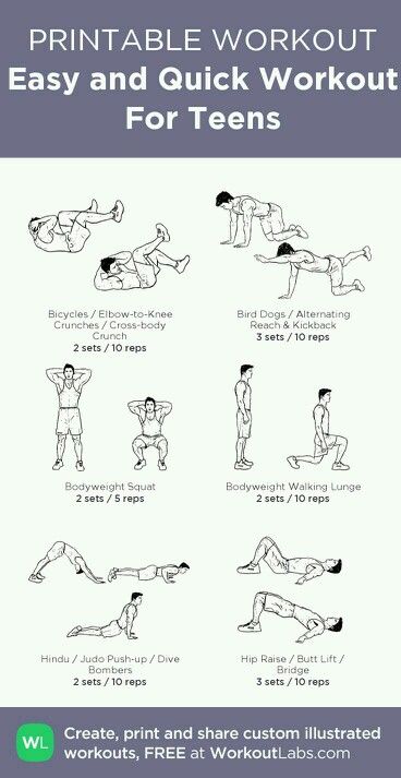 best workout for teens