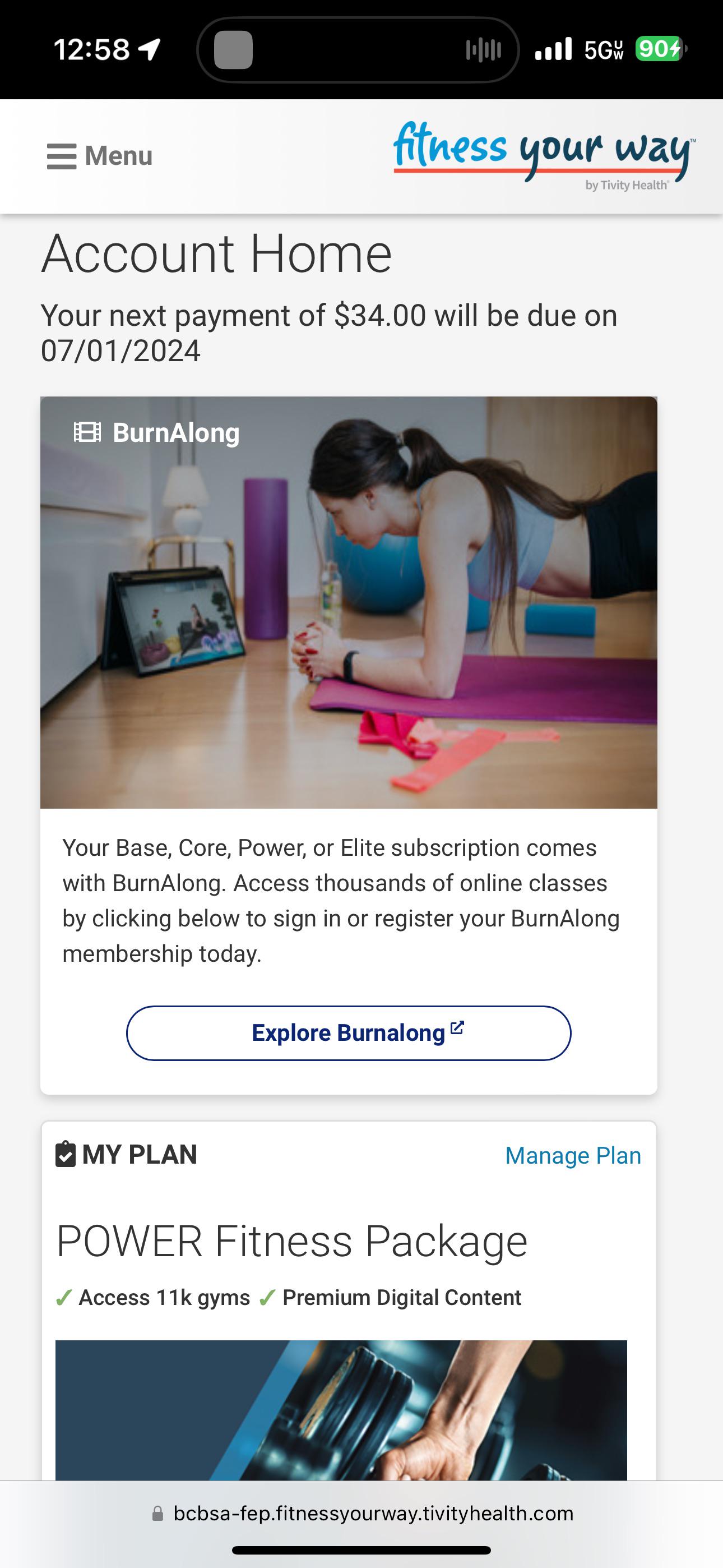 fitness your way participating gyms