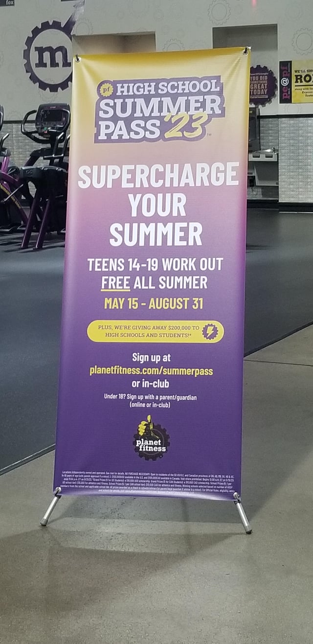 how old do you have to be in planet fitness