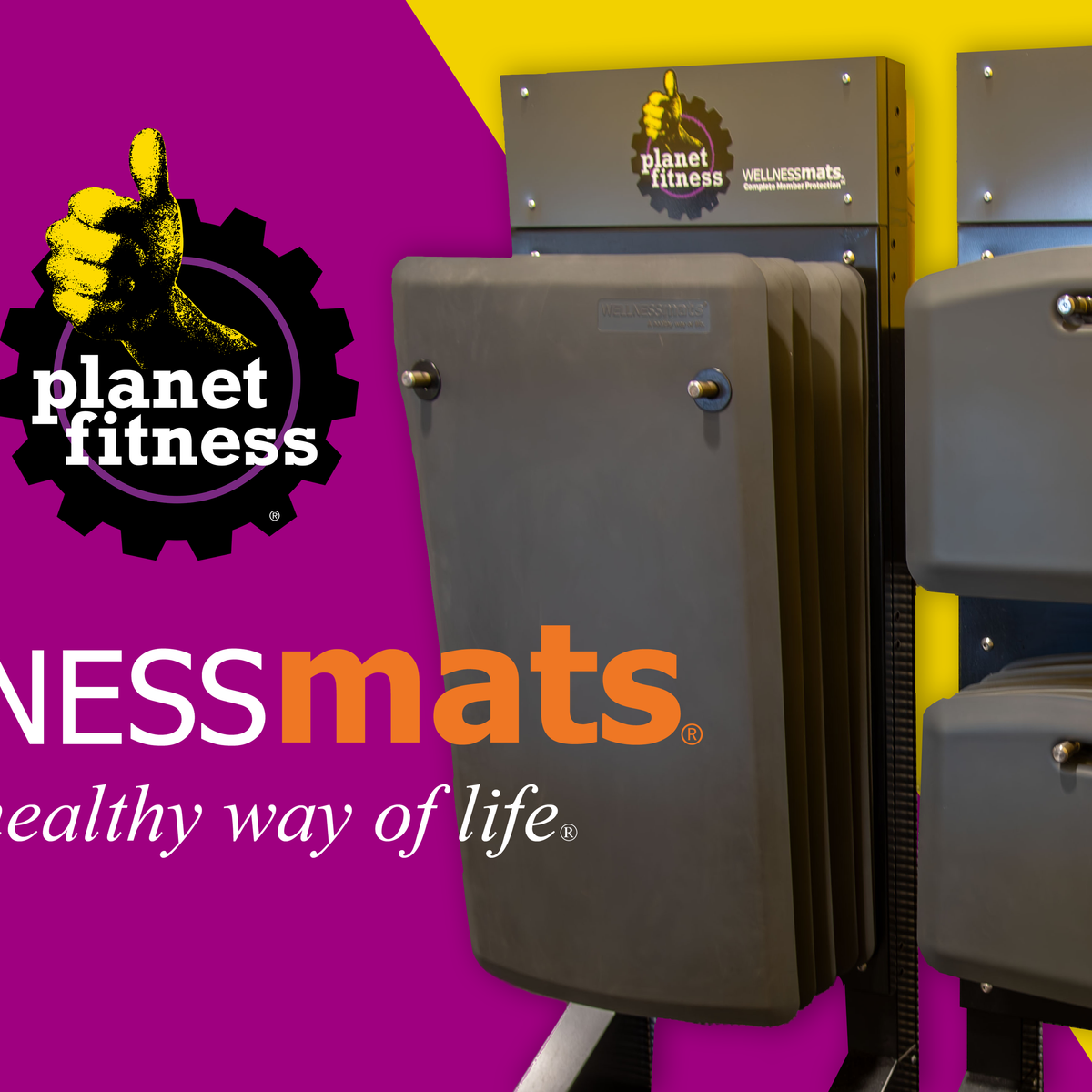does planet fitness provide mats
