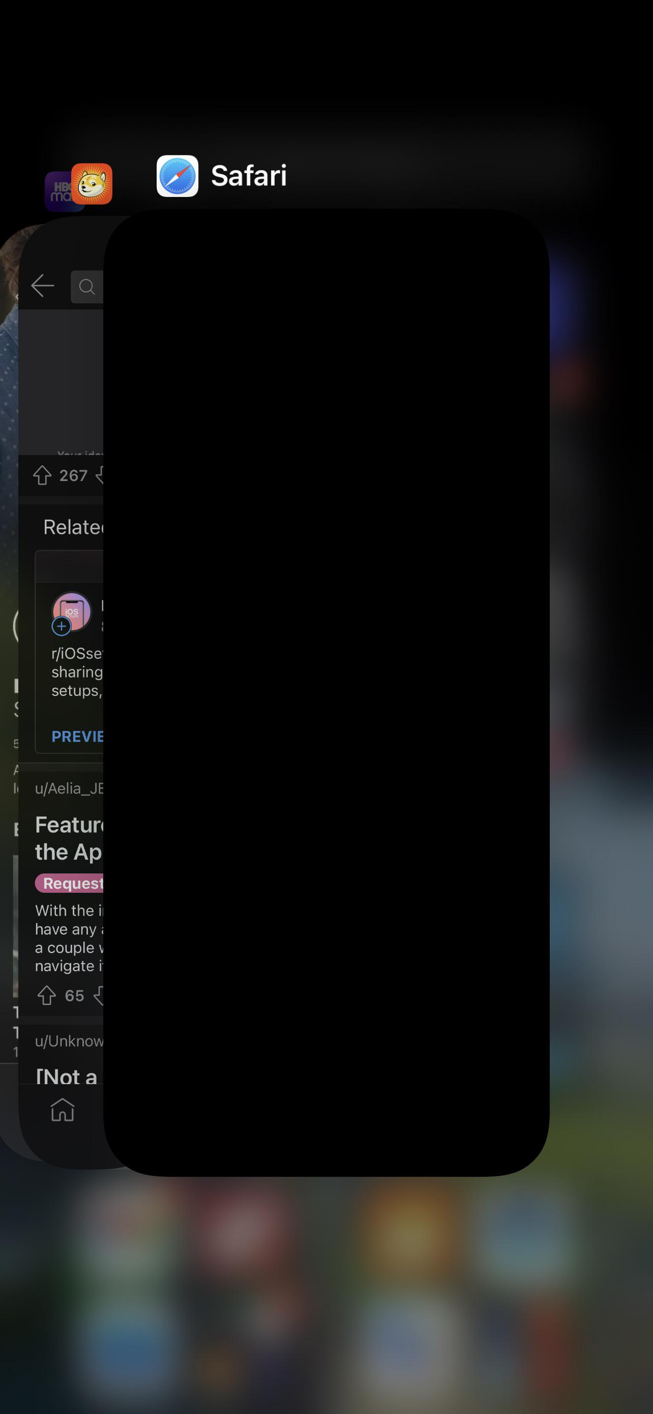 why is my safari going black