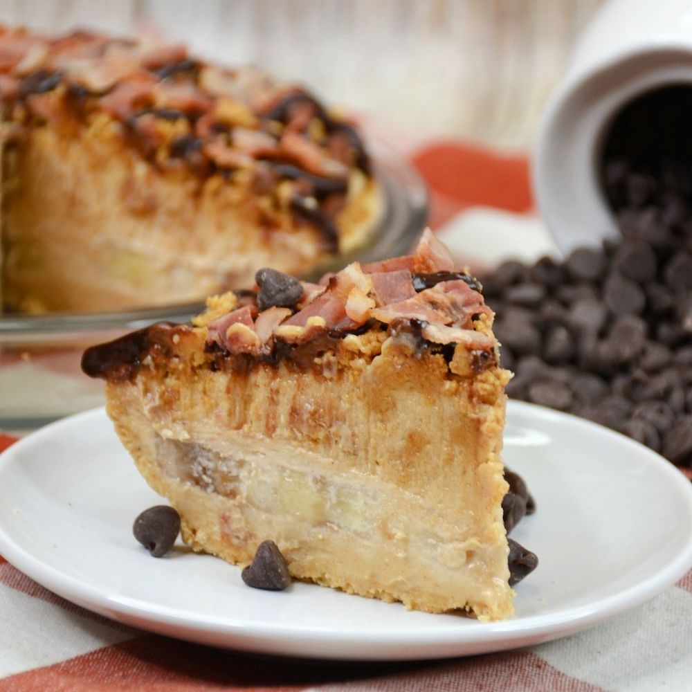 Bacon and Caramelized Banana Pie