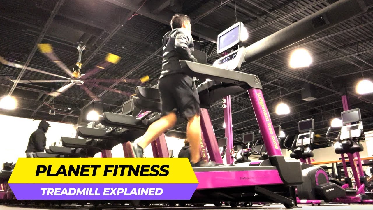 how to use treadmill at planet fitness