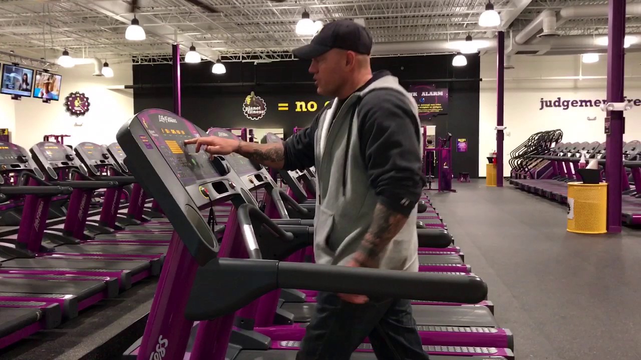 how to use treadmill at planet fitness