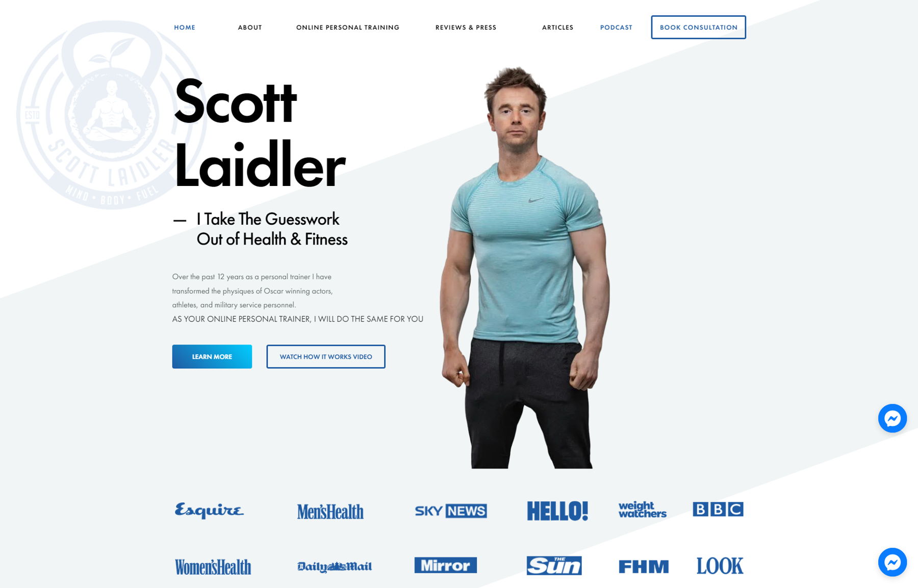 best personal training websites