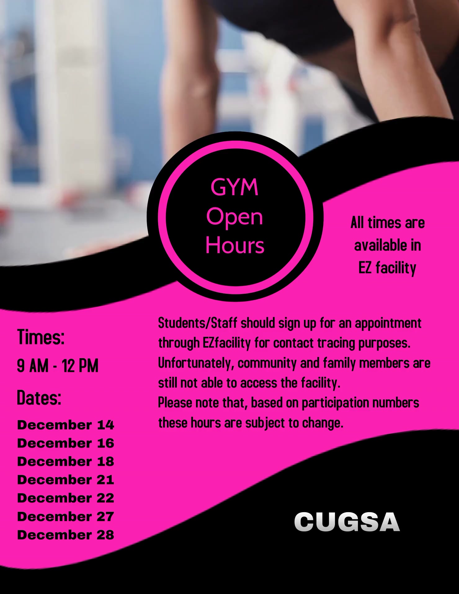 when do the gyms open