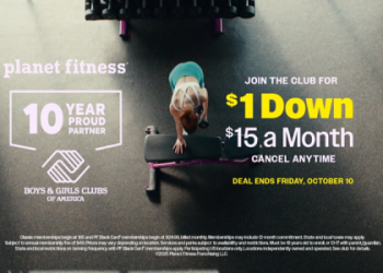planet fitness $1 down