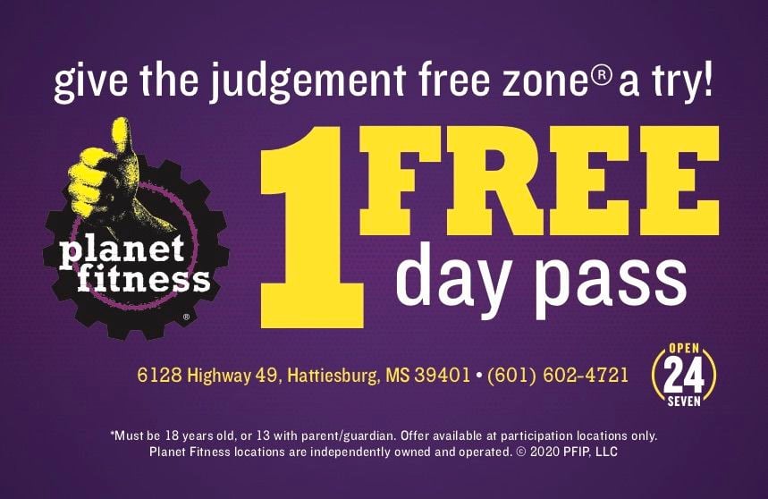 free gym day pass planet fitness