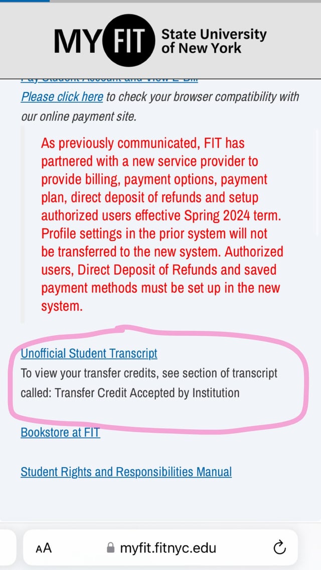 fit nyc transfer