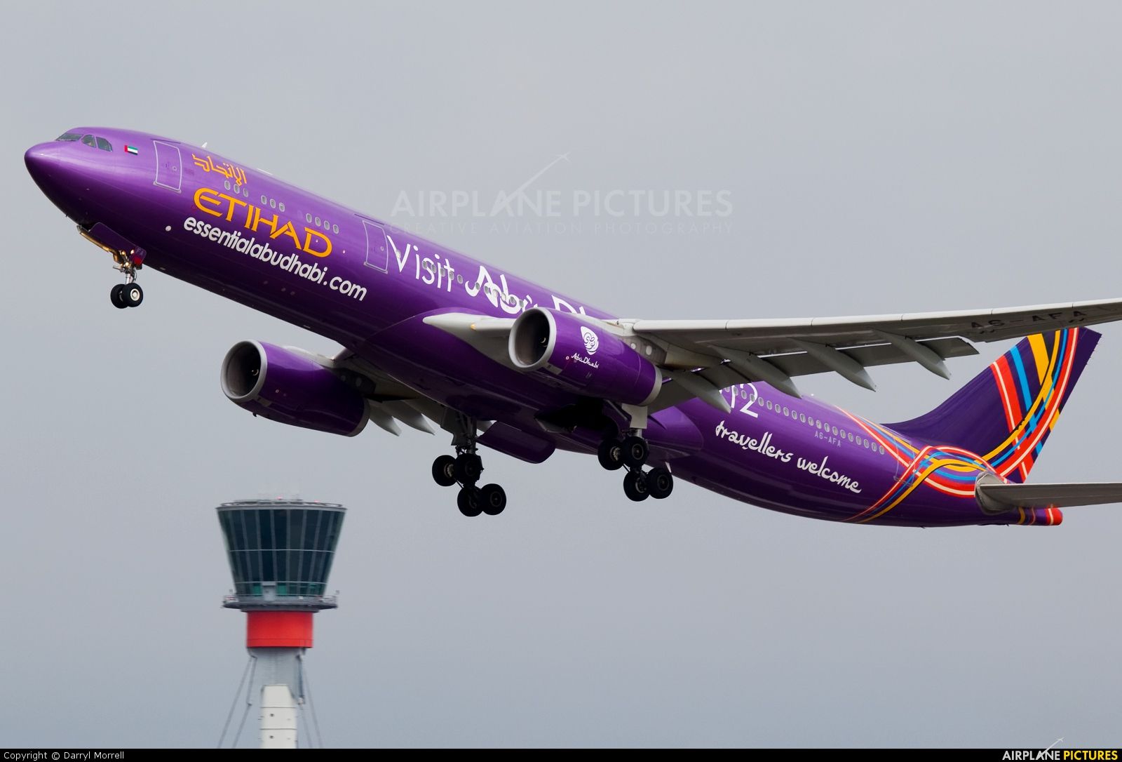 purple plane