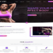 fitness webpage