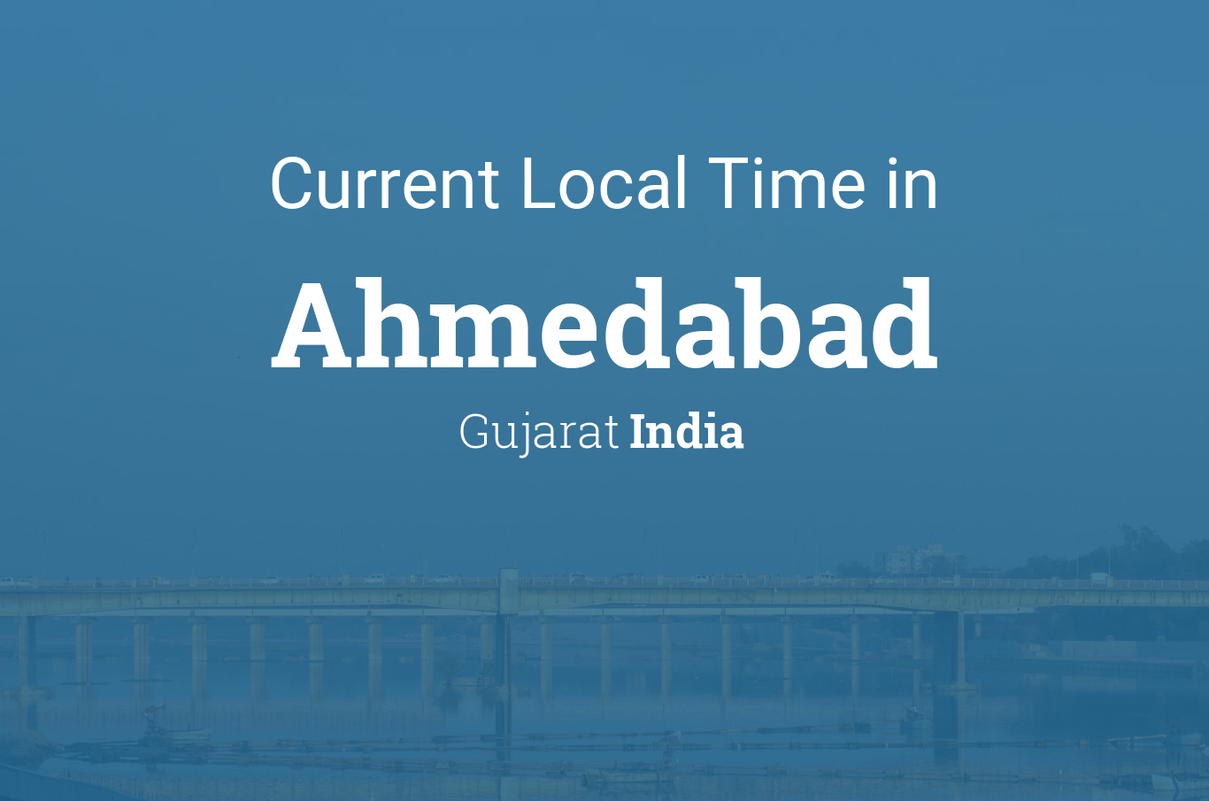 time in ahmedabad right now