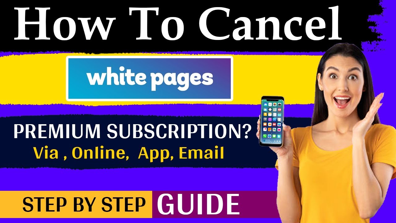 white pages cancel subscription