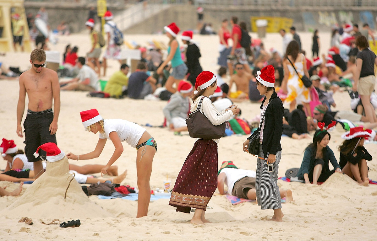 do australians celebrate christmas in summer