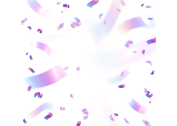 purple confetti background