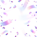 purple confetti background