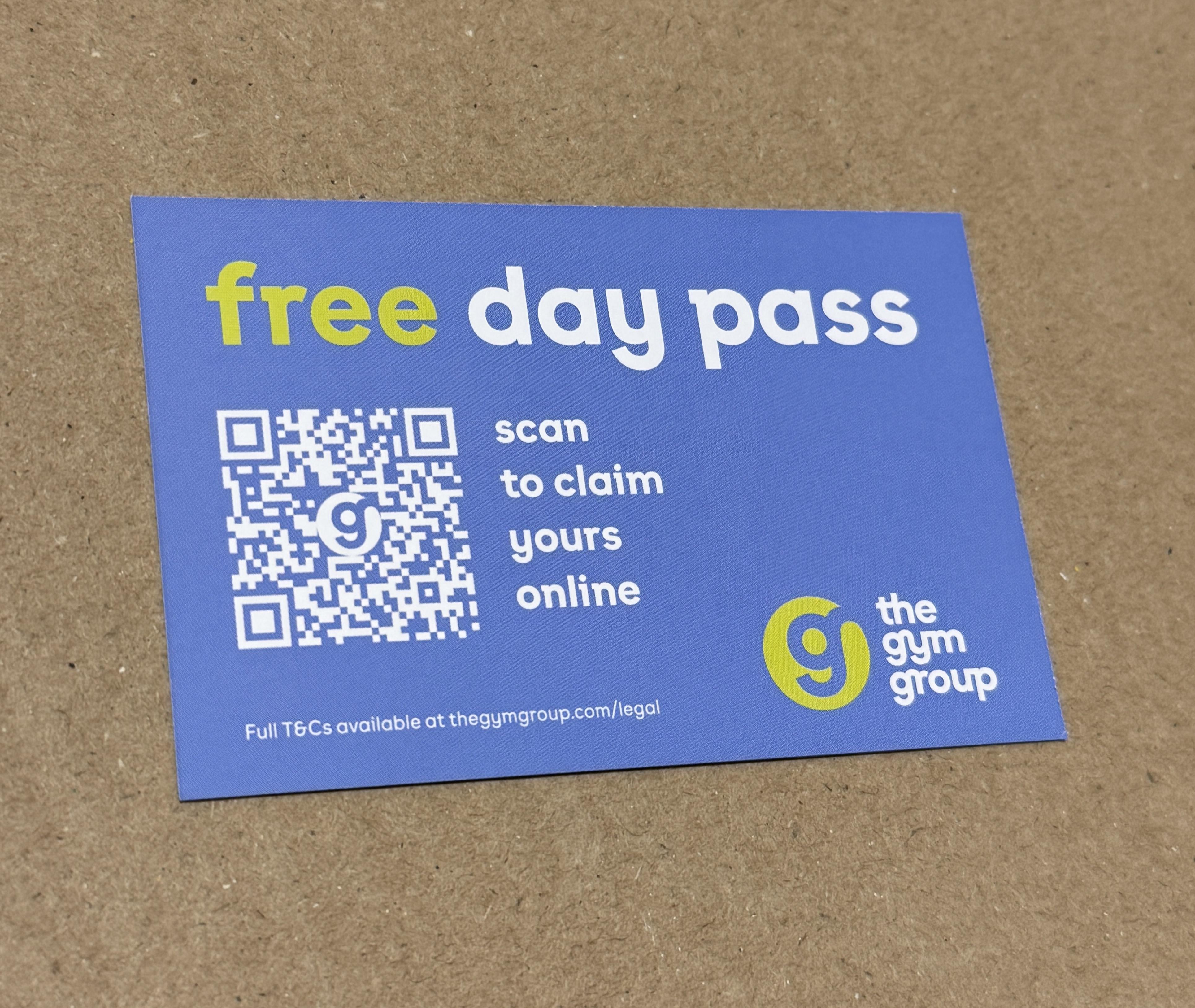 free day pass gyms