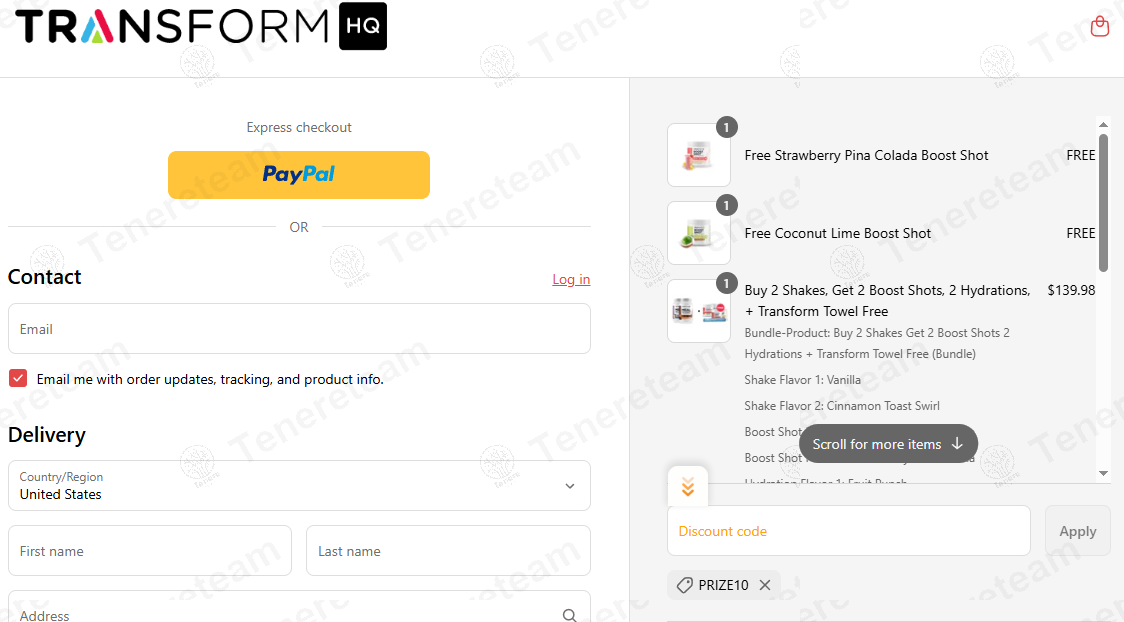 transform hq discount code