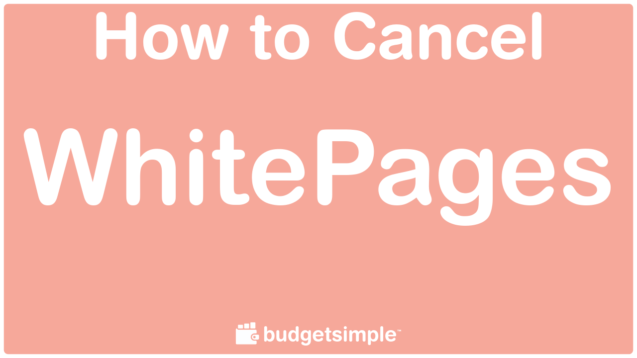 white pages cancel subscription