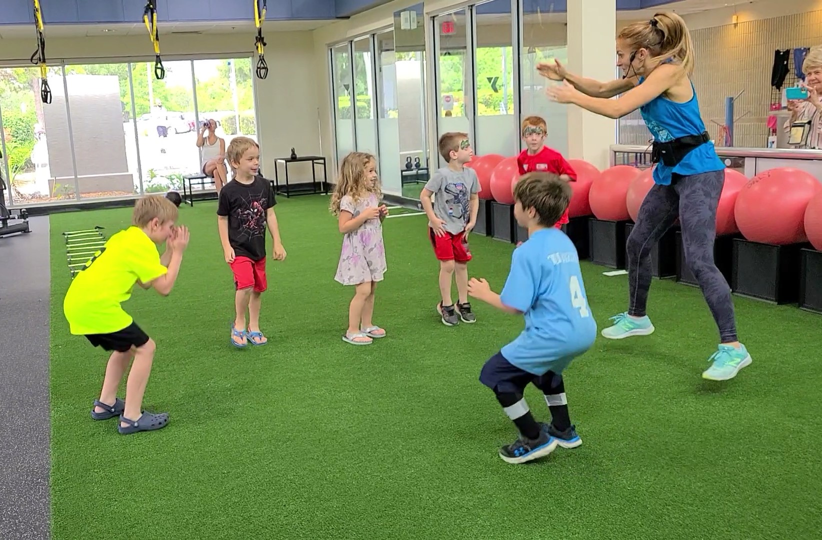 fitness classes for 13 year olds near me