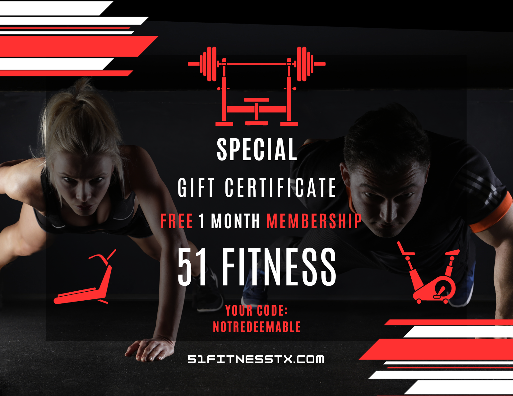 one month gym membership